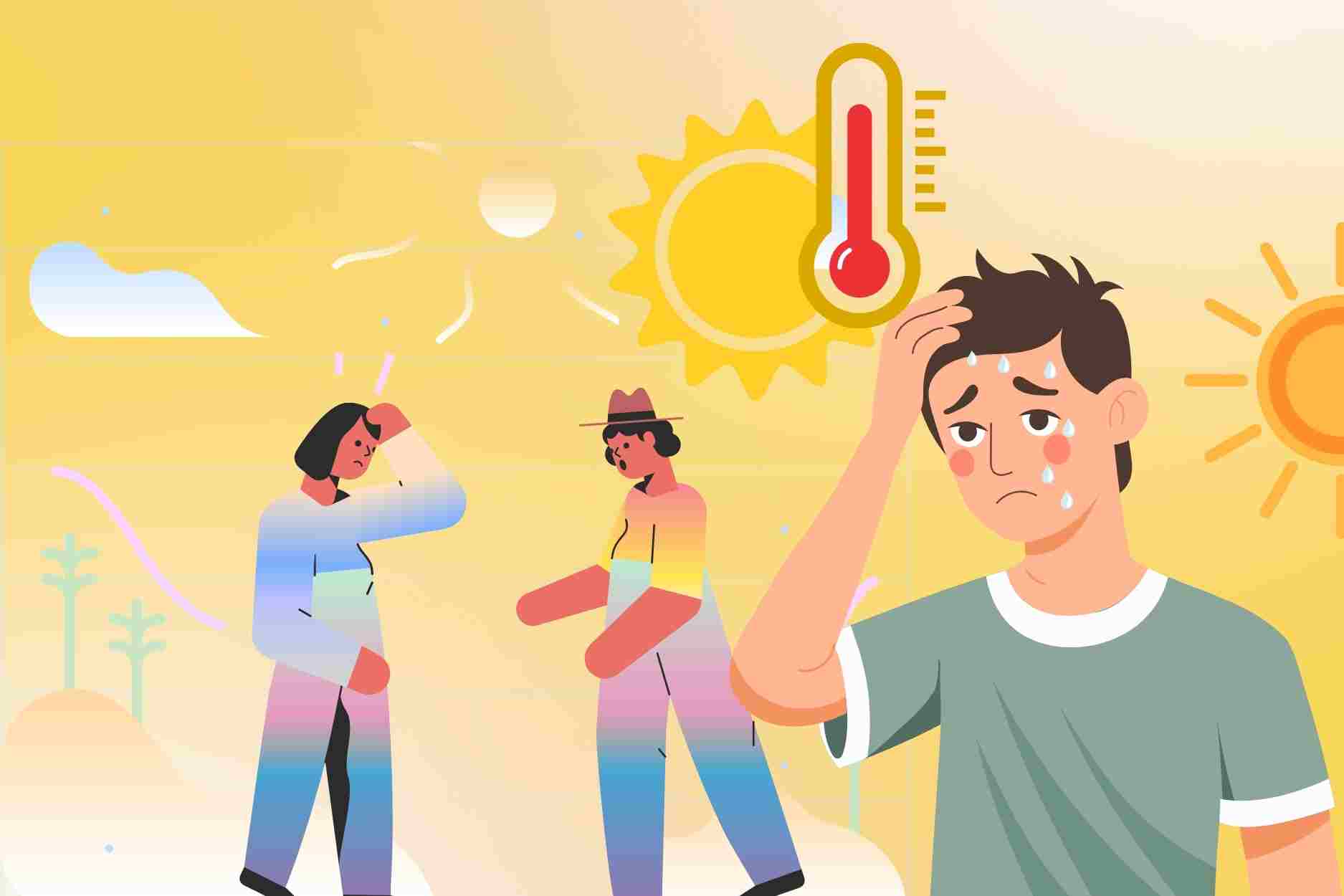 El calor es terrible. ¿Como evitar el calor en la calle