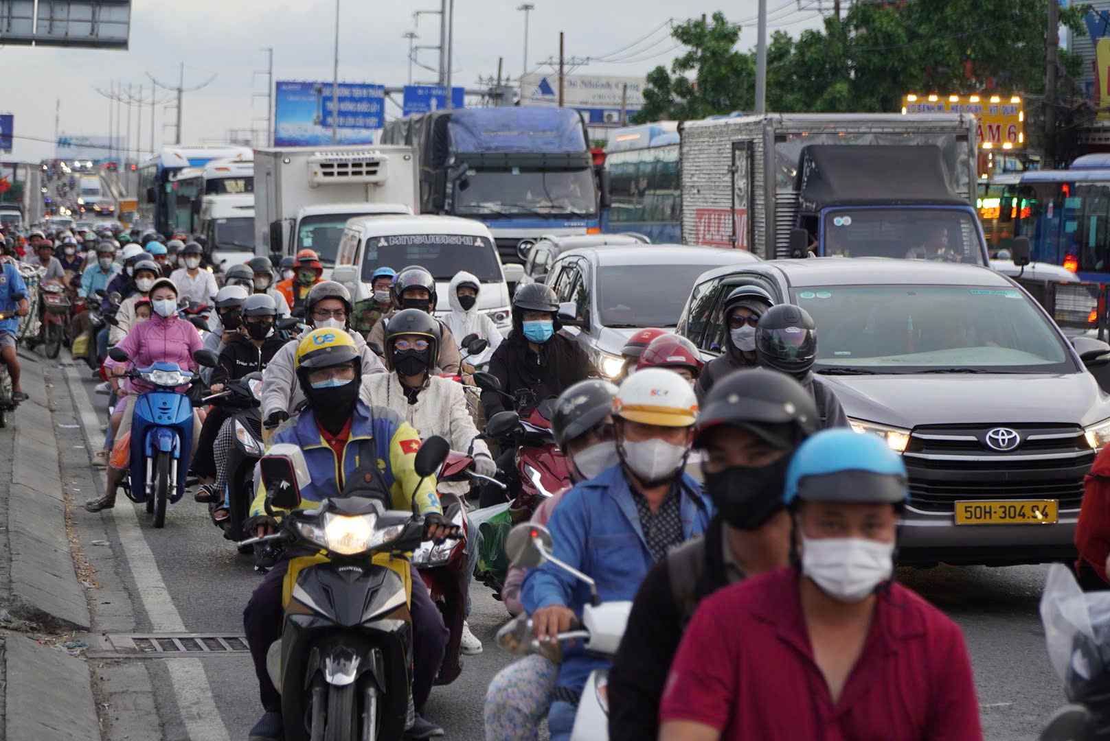 Hot weather in the South. Photo: Nguyen Chan