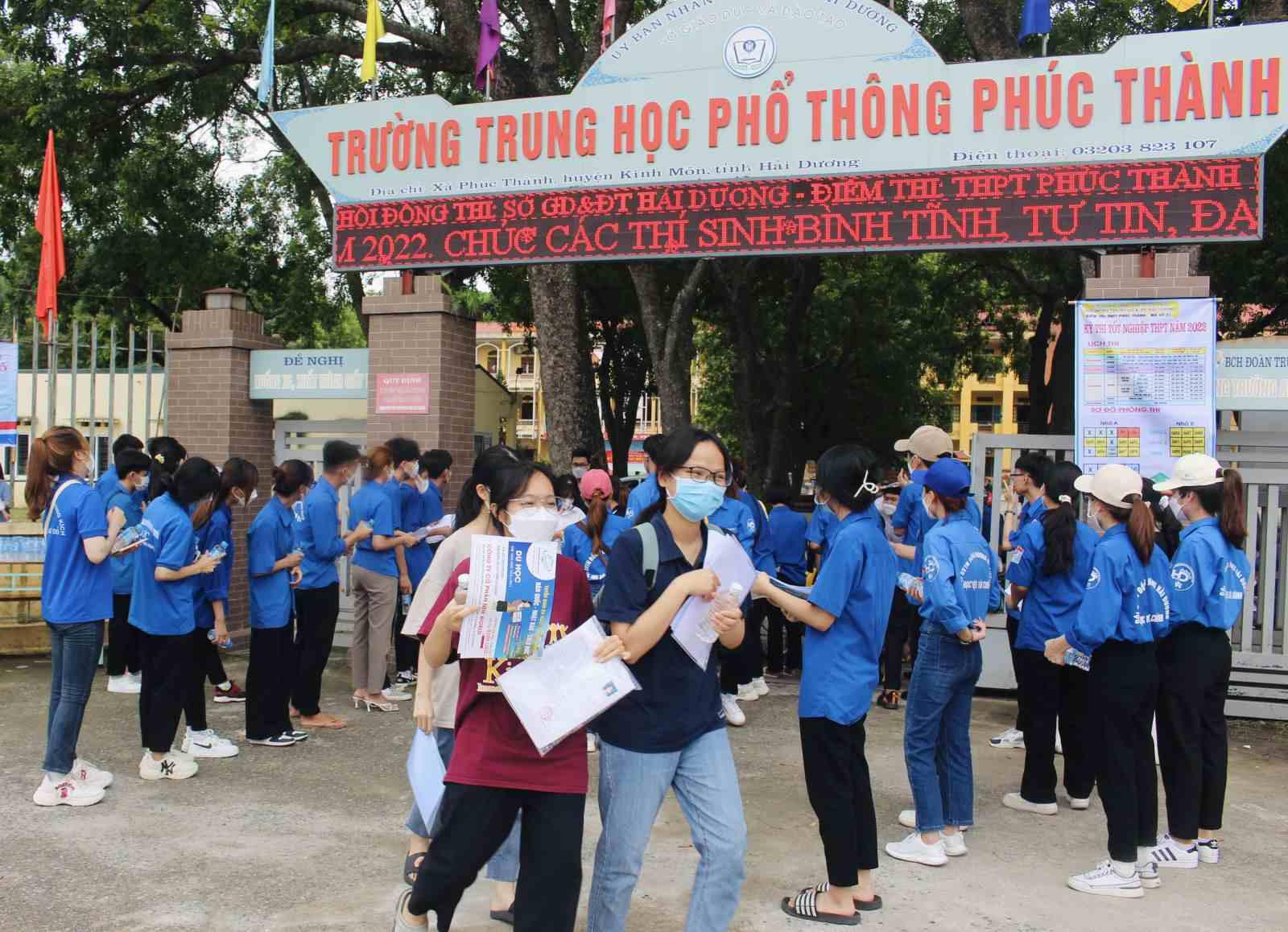 La provincia de Oceania aprobo el examen de aptitud para el THPT a mediados de mayo. Foto: Presidente de la Provincia de Hainan