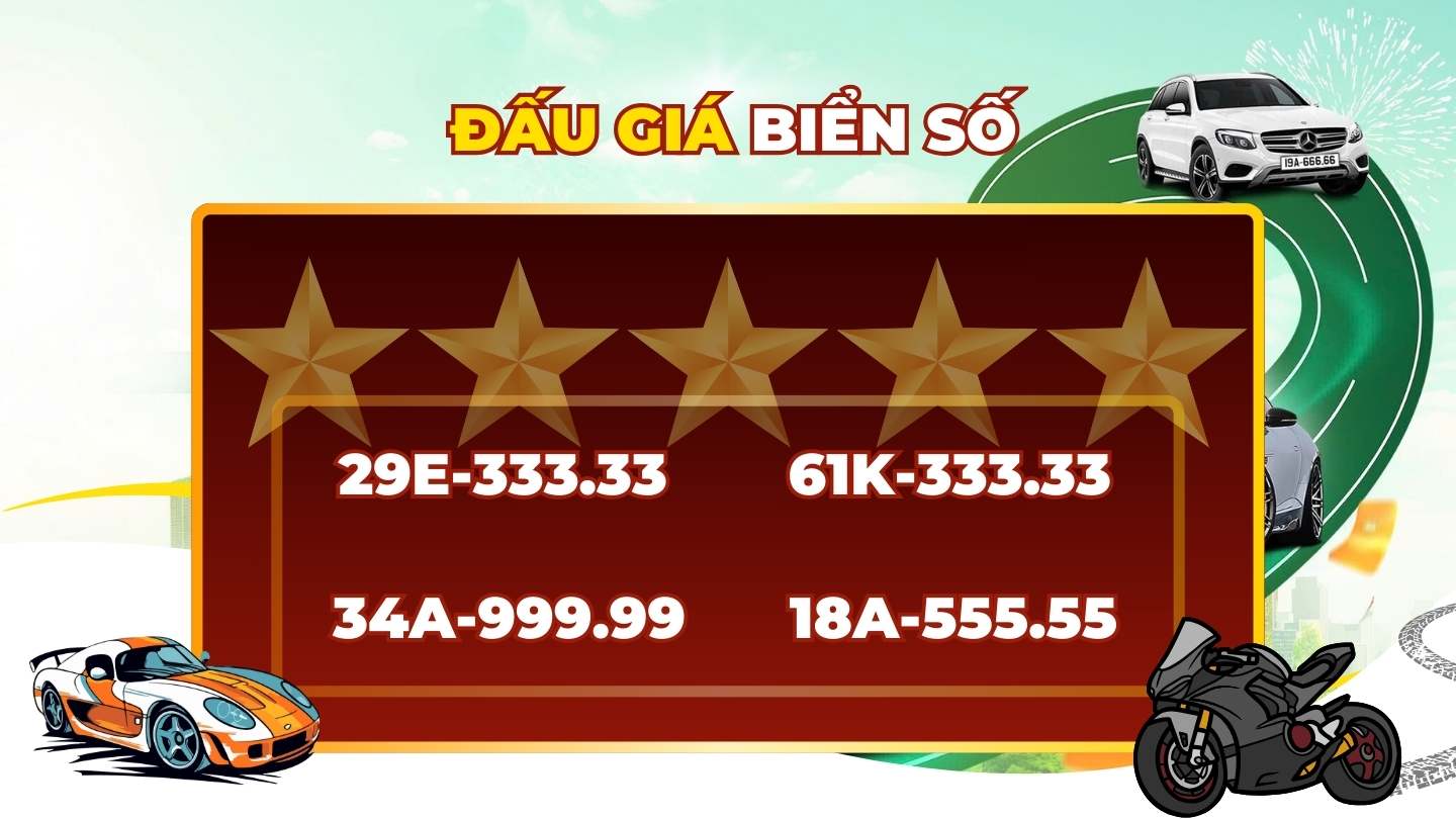 El precio de las placas de los autos multimillonarios estara en la subasta del dia 5.5