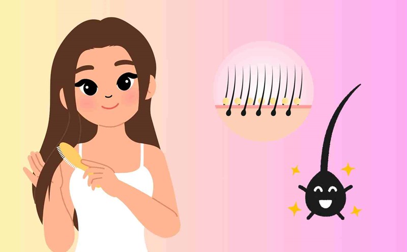 We can apply some ways to help recover when hair is gray. Graphics: Ha May