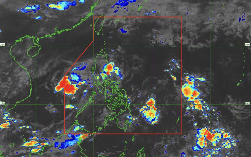 Vi tri ap thap vao 3h sang 5.5 (gio dia phuong) duoc xac dinh cach phia tay cua Coron, Palawan, Philippines khoang 460 km (khoang 12,3 do Vi Bac, 116 do Kinh Dong). Anh ve tinh: Pagasa