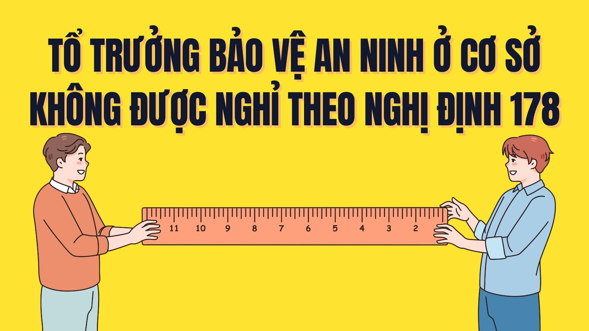 El jefe de seguridad de la base no tiene permiso para descansar bajo el Decreto 178. El dibujo: Mi te