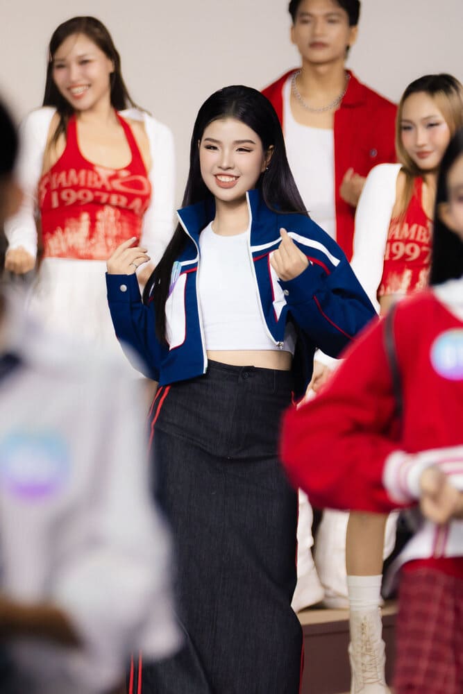 Nhu Dinh co kinh nghiem trong nhieu chuong trinh thoi trang, vi the nu nguoi mau tu tin the hien kha nang trong cuoc thi “Teen Model 2025“. Anh: Do Quang Hieu