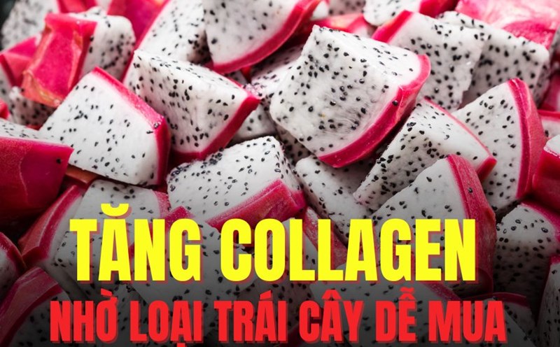 Dragon fruit helps stimulate collagen production effectively. Graphics: Tra My