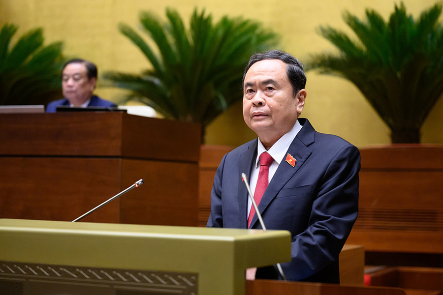 El presidente del Congreso, Chen Chongming. Imagen de Quochoi