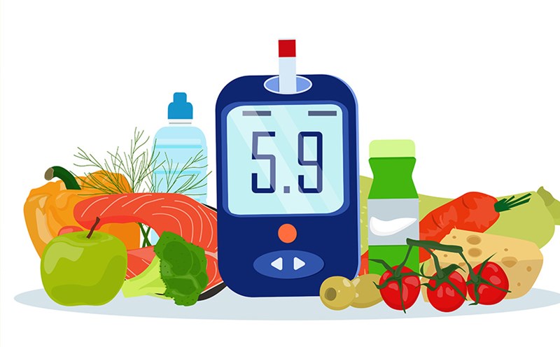 A reasonable diet can help people with diabetes protect their eyes, prevent retina damage and vision complications. Graphics: Thien Nhan