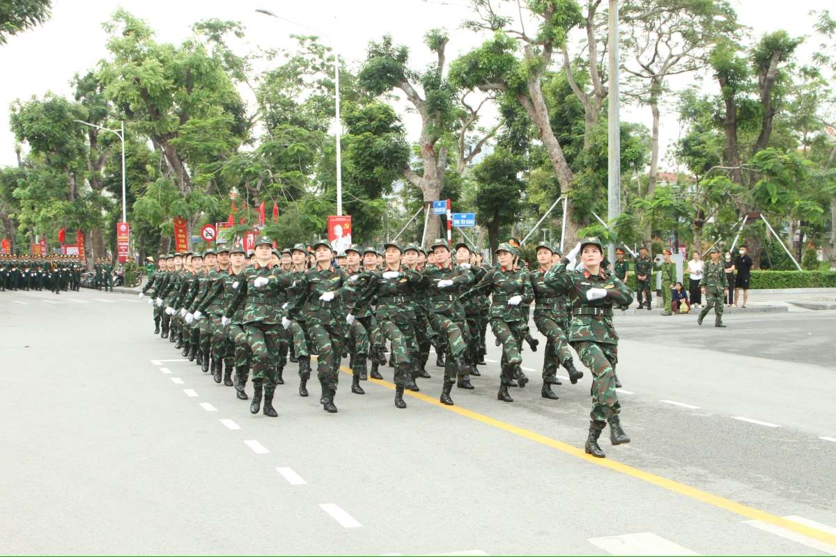 44 khoi luc luong tham gia hop luyen trong thoi gian 80 phut. Ảnh: Cong TTDT Hai Phong