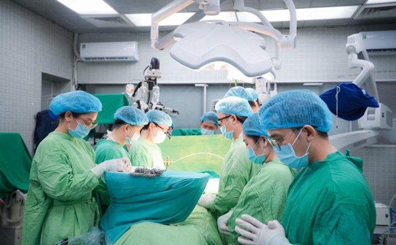 Doctors performed the organ collection and transplant at Cho Ray Hospital in Ho Chi Minh City. Photo: BVCC