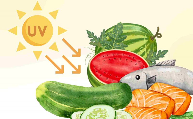 3 foods to help keep skin healthy, fight UV rays in hot weather