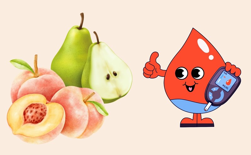 Sweet fruits that do not increase blood sugar. Graphics: Linh Dan