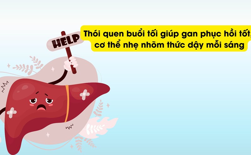 Sleep is a free dose of medicine that helps the liver recover well. Graphic photo: Huong Son