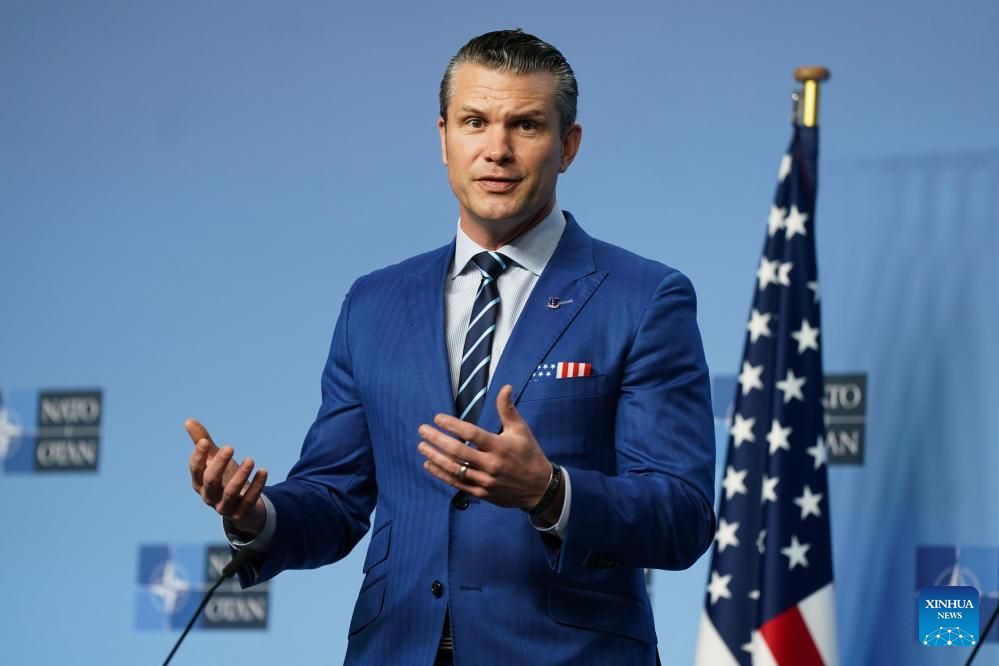 El secretario de Defensa de los Estados Unidos, Pete Hegseth. Imagen de la agencia Xinhua