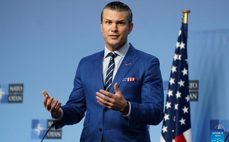 US Secretary of Defense Pete Hegseth. Photo: Xinhua