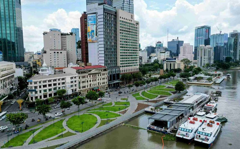 Ho Chi Minh City - Vung Tau Expressway Station at Bach Dang Wharf (District 1, Ho Chi Minh City). Photo: Anh Tu