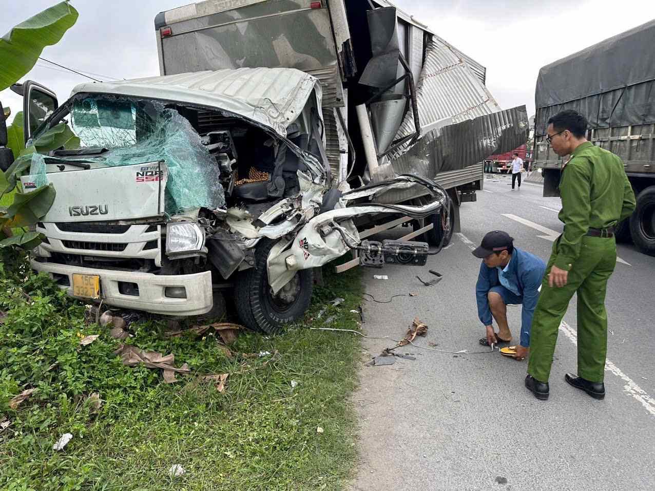 Traffic accident scene. Photo: Hai Phong City Police
