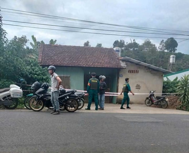 The body was discovered in Mrs. Cuc's house. Photo: Lam Hong