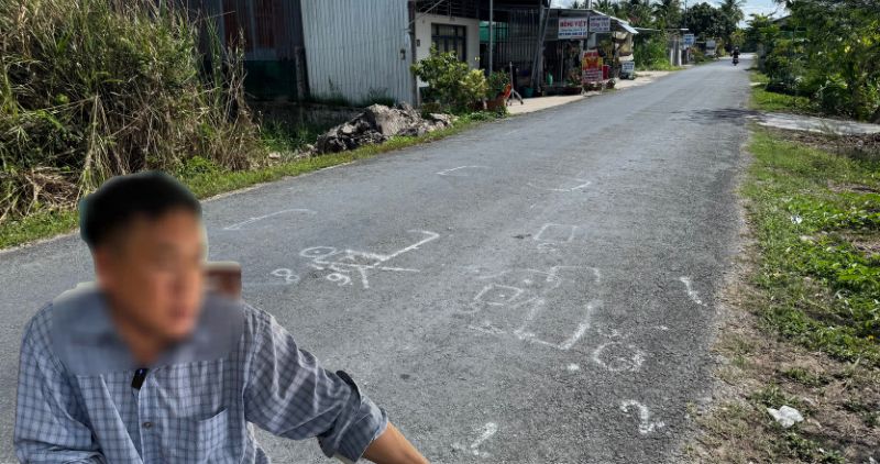 Người đàn ông lên tiếng về việc chở bé N.N.B.Tr đi cấp cứu. Ảnh: Hoàng Lộc