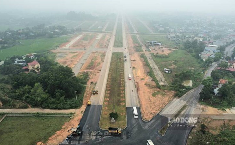 The extended Bac Son route is being accelerated. Photo: Lam Thanh