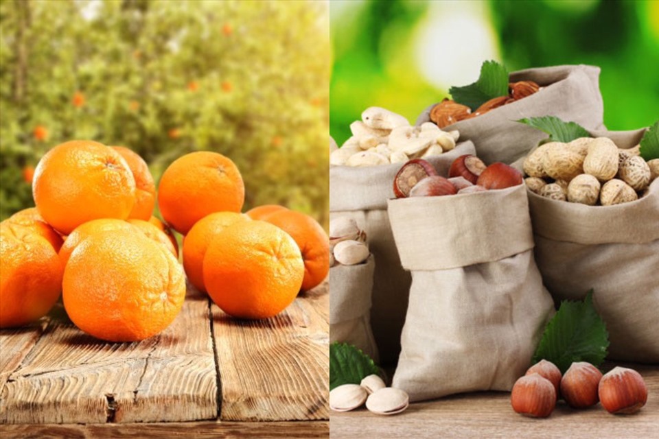 Muchos alimentos son buenos para los niños en verano. El dibujo: Luz natural