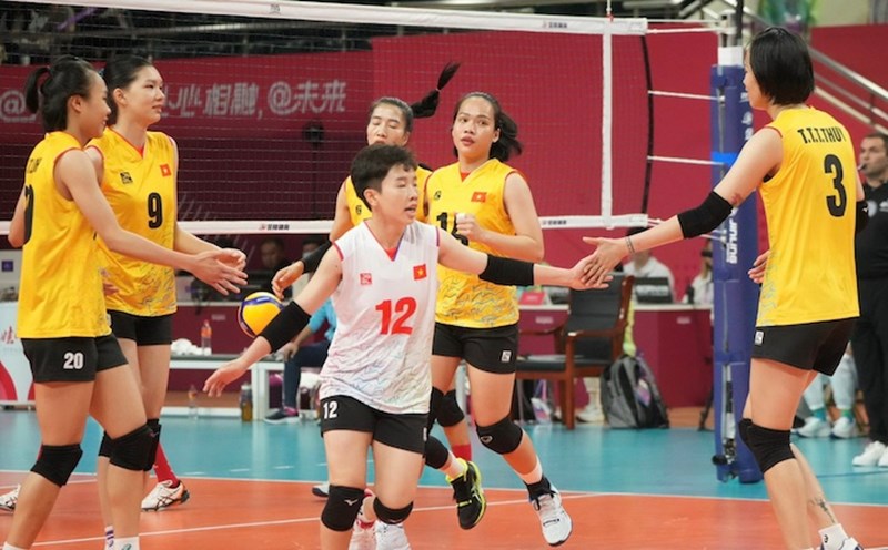 The Vietnam volleyball team faces a tight schedule in the last 7 months of the year. Photo: Duy Nam