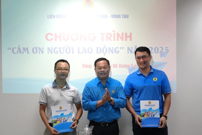 Công đoàn Bà Rịa - Vũng Tàu triển khai chương trình Cảm ơn người lao động