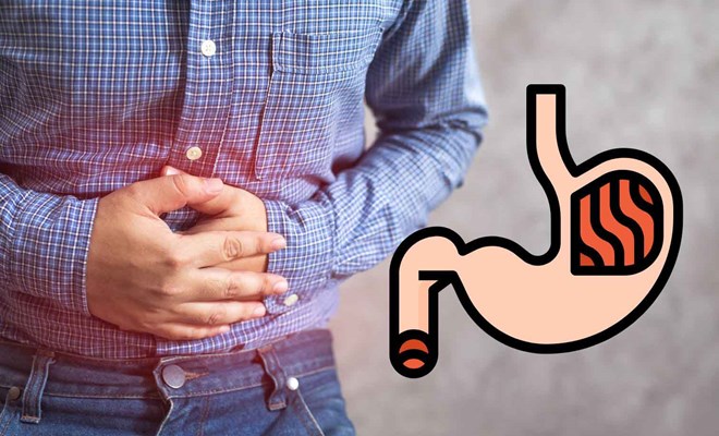 Muchos adultos mayores de 50 años comienzan a experimentar problemas intestinales comunes como el estreñimiento, la diarrea y la reaccion acida. El dibujo: