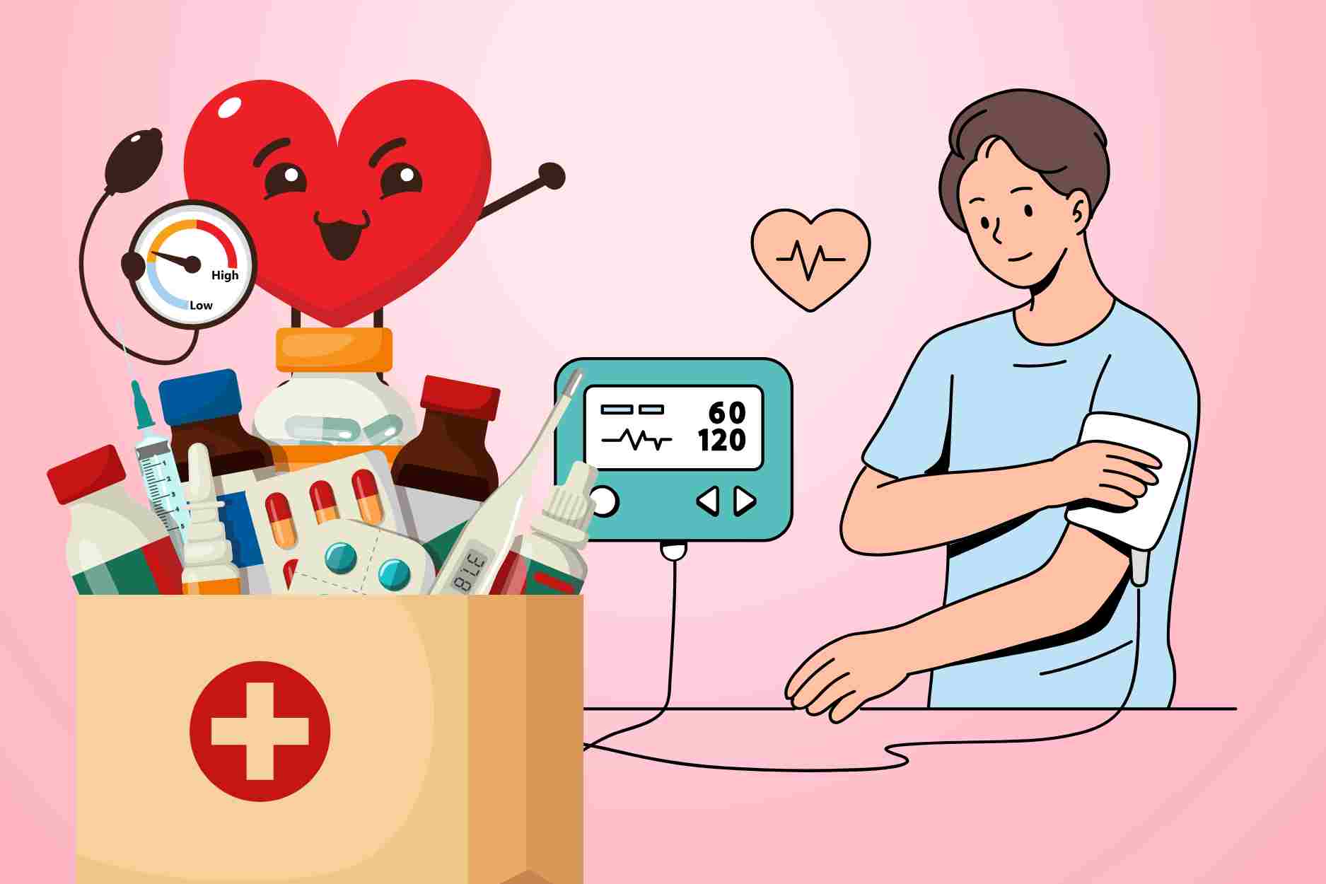 Tips on how to control high blood pressure without taking medication. Graphics: Dinh Dinh