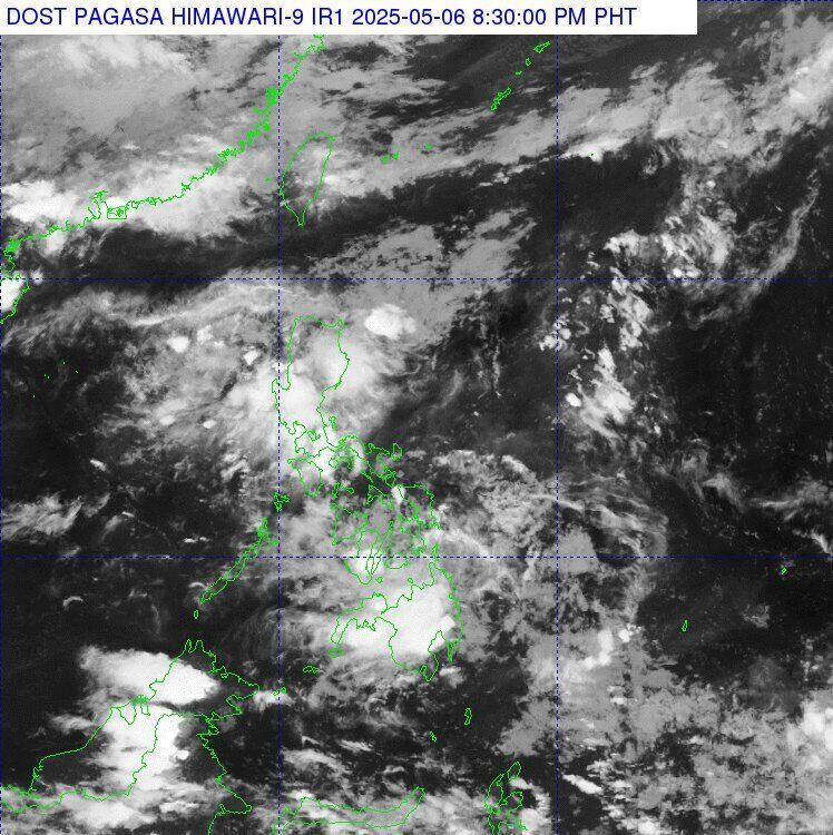 Dos marejadas bajas afectaron el clima marino y terrestre en las Filipinas. Imagen satelital de Pagasa