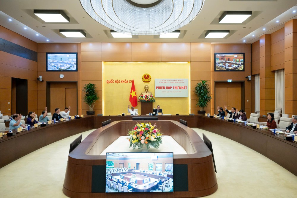 La primera sesion de la Comision redacto una enmienda que añadia algunas disposiciones a la Constitucion de 2013. Imagen de la pagina web de la OMS