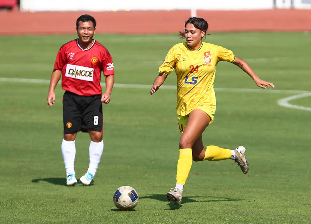 Cau lac bo nu TPHCM co nhieu thu nhiem nhan su quan trong truoc them ban ket AFC Champions League nu 2024-2025. Anh: Thanh Vu