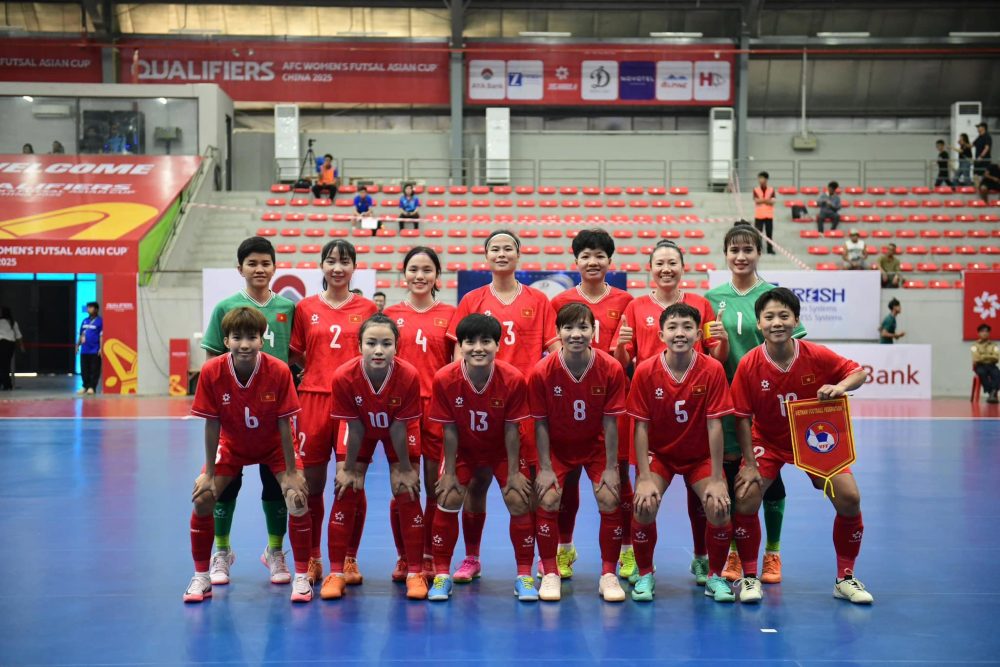 La seleccion femenina de futsal de Vietnam se dirige a la Copa Mundial. Imagen de la VFF
