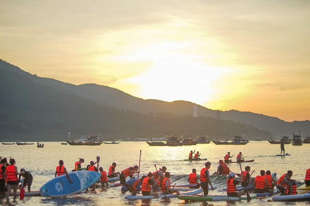 Bãi biển Mân Thái, quận Sơn Trà cách trung tâm Đà Nẵng khoảng 8km. Ảnh: Nguyễn Linh