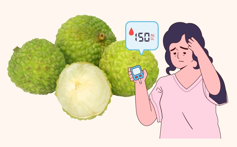 Eating green fabric can lower blood sugar. Graphics: Linh Dan