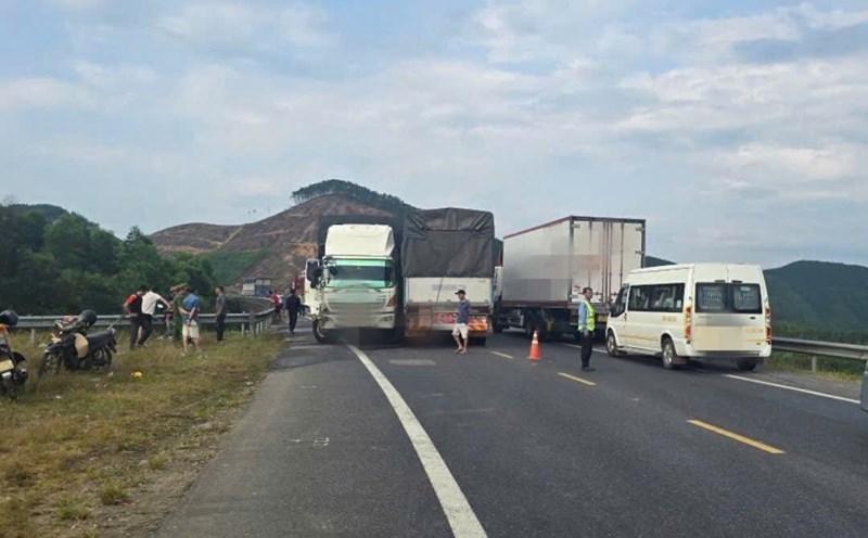 Scene of the accident. Photo: N. Hoang.