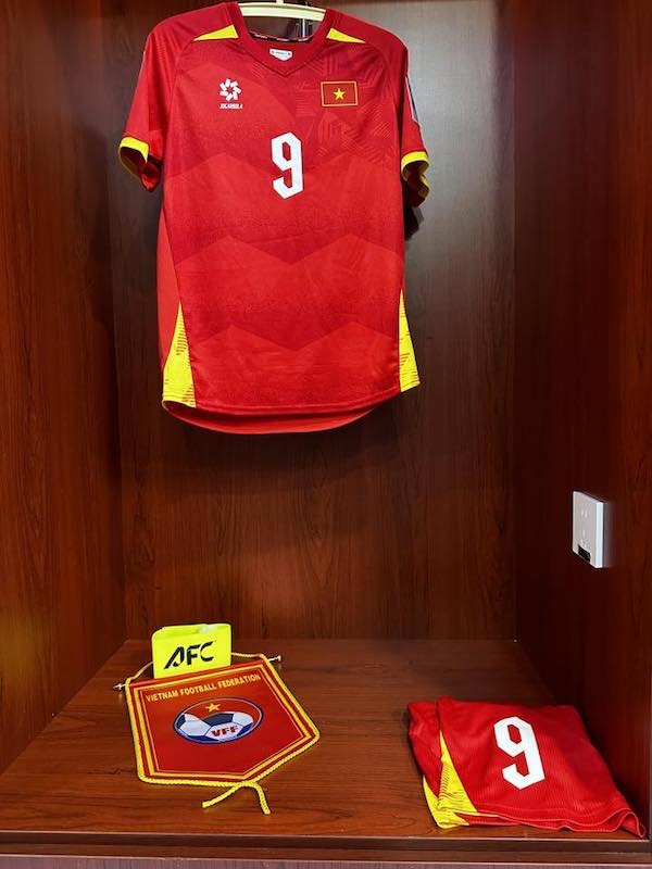 Phong thay do cua doi tuyen futsal nu Viet Nam. Anh: VFF