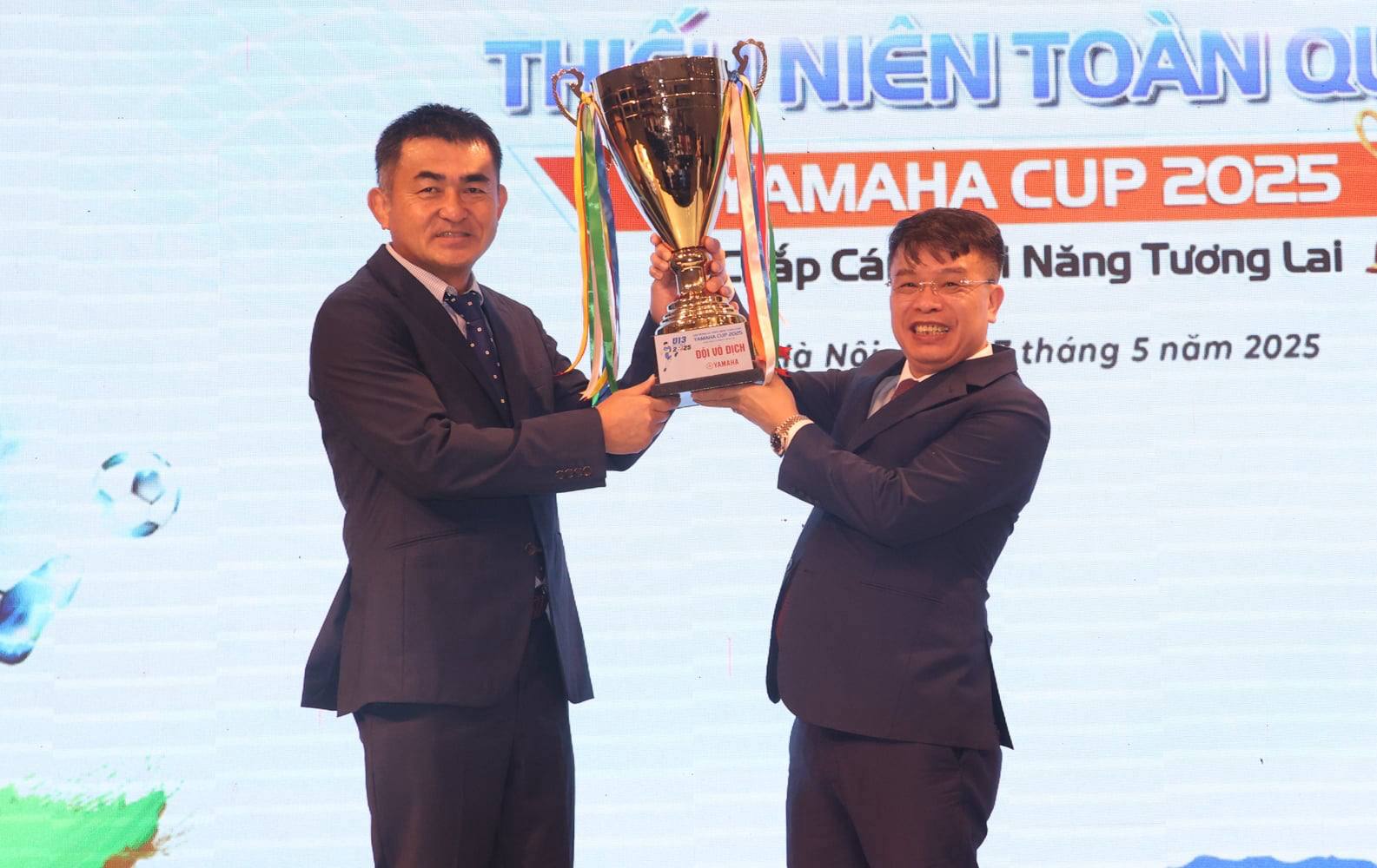 Press conference to announce the 2025 National U13 Tournament. Photo: Minh Hao