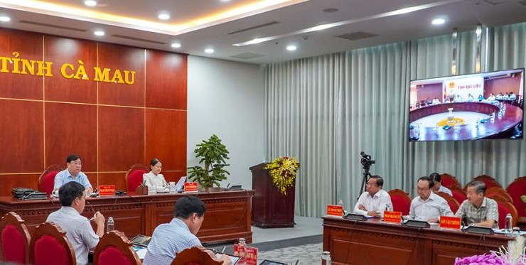 El comite directivo de construccion del Proyecto de Unificacion de las provincias de Baekje y Cau Mau se reunio para aprobar varios contenidos importantes. Imagen de Le Chi