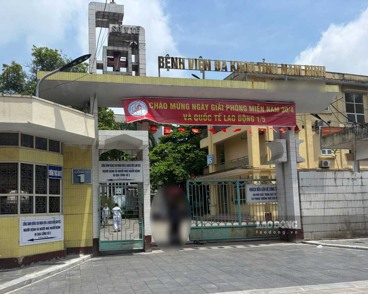 El agresor del personal del Hospital General de la Provincia de Nam Dinh es un paciente. Imagen de Havi