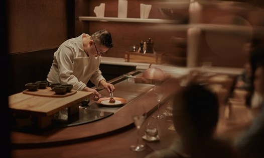 Món steak tại nhà hàng Hibana by Koki được vinh danh. Ảnh: Thanh Sơn