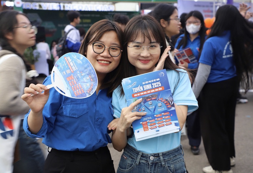 The Vietnam Women's Academy will consider admission based on high school transcripts (study results) in 2025. Photo: Xuan Quynh