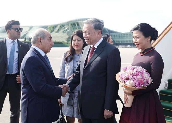 Tổng Bí thư Tô Lâm bắt đầu thăm cấp nhà nước  Azerbaijan