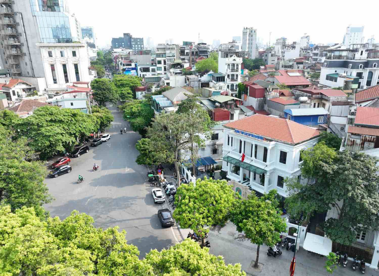 Trung tam Bao chi Thu do Ha Noi tai so 17 Dien Bien Phu. Anh: Pham Linh
