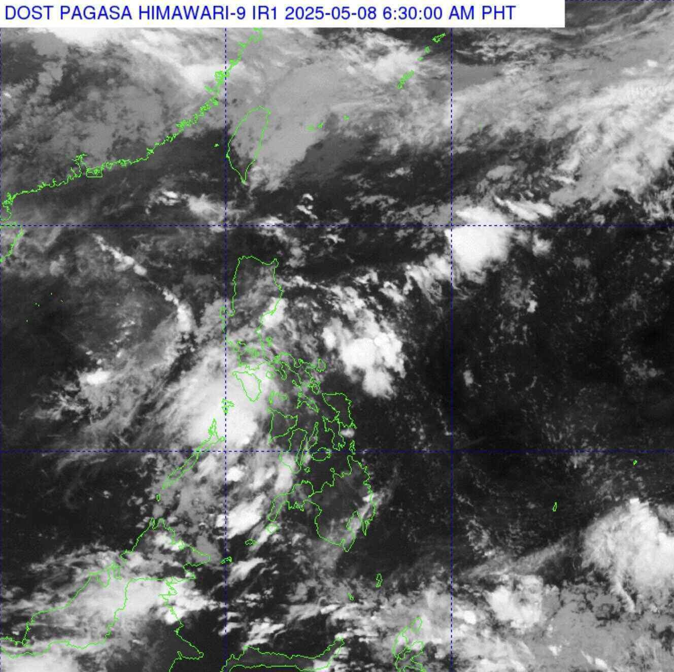 Ap thap gan Bien Dong dang cach Cuyo, Palawan, Philippines 80 km ve phia dong bac. Anh: PAGASA