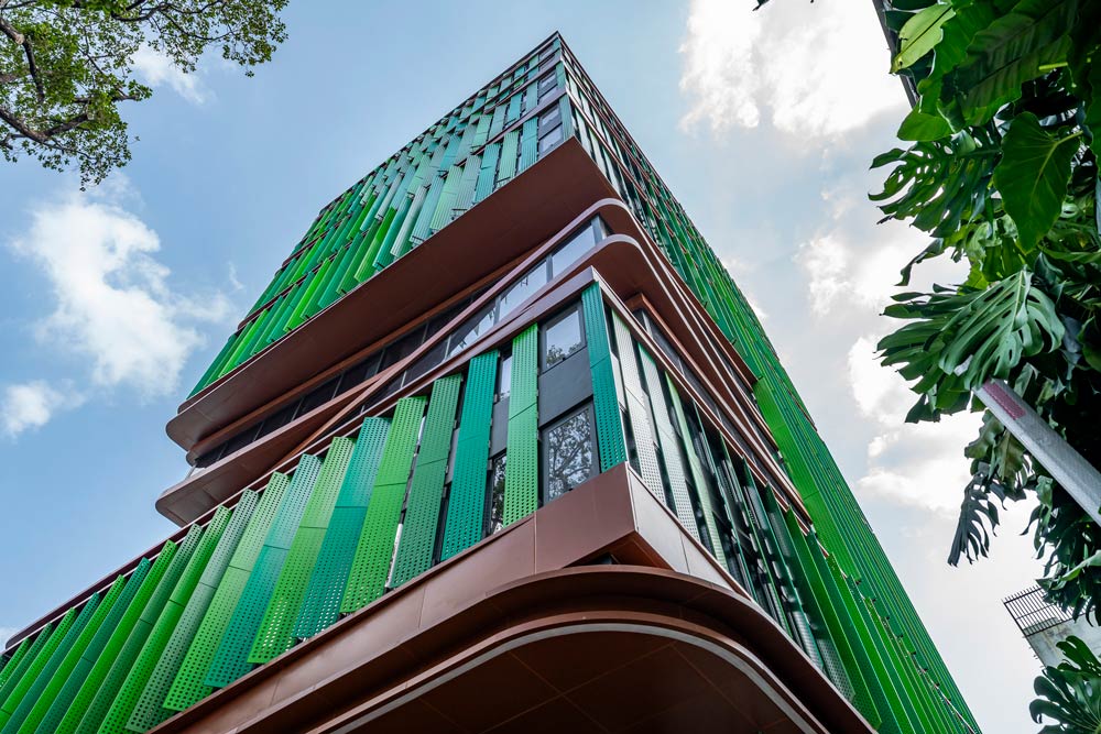 Betrimex building is certified LEED BD+C Gold. Photo: Provided by the enterprise