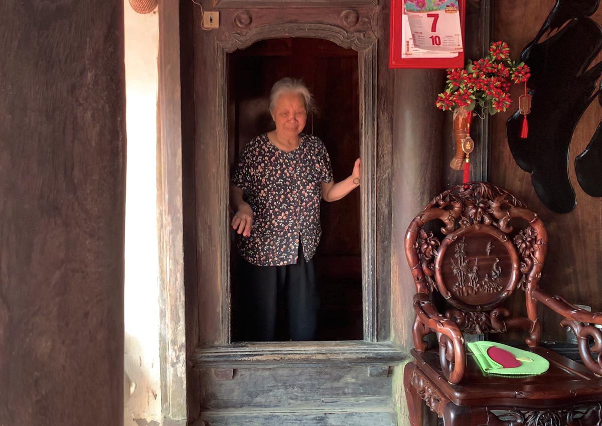 La antigua casa de la familia de la señora Nguyen Thi Ngan en la comuna de Ba Thuyen (prefectura de Wu Thi, provincia de Ta Giang). Imagen: Salario de las leche