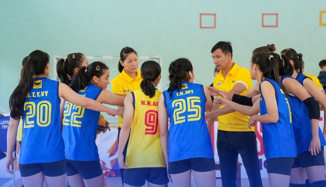 Tre VTV Binh Dien Long An tam dan dau bang E giai tre quoc gia 2025. Anh: VTV BDLA