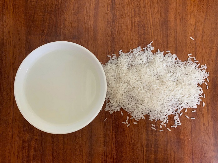 Mat na tu nuoc vo gao giup lan da trang min. Anh: Minh Hoang