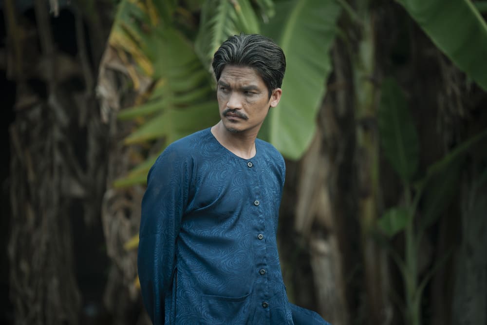 Mạc Văn Khoa đảm nhận vai phản diện trong bộ phim "Út Lan: Oán linh giữ của". Ảnh: Thanh Sơn
