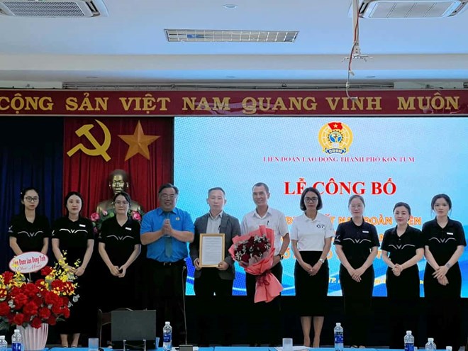 Thành lập Công đoàn cơ sở Công ty Ôtô Bắc Tây Nguyên
